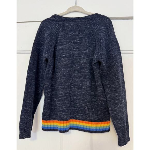 s.Oliver COOL Knit Textured Colorful Rainbow Sweater Unisex Kids Size 5T - Picture 3 of 5